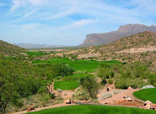 Gold Canyon - Dinosaur Mountain - Phoenix, Arizona - Golf Course Picture